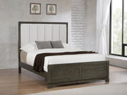 Gran Park 59-inch Panel Bed Dark Cocoa California King