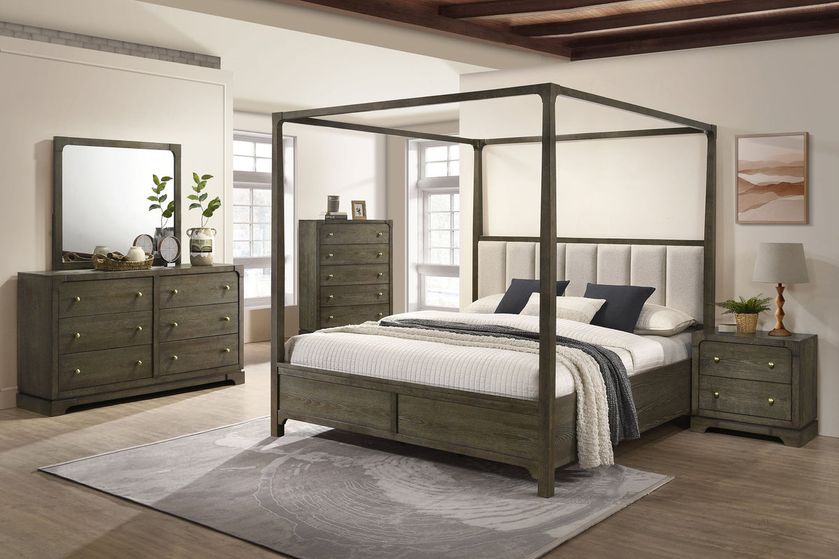 Gran Park Canopy Bed Dark Cocoa