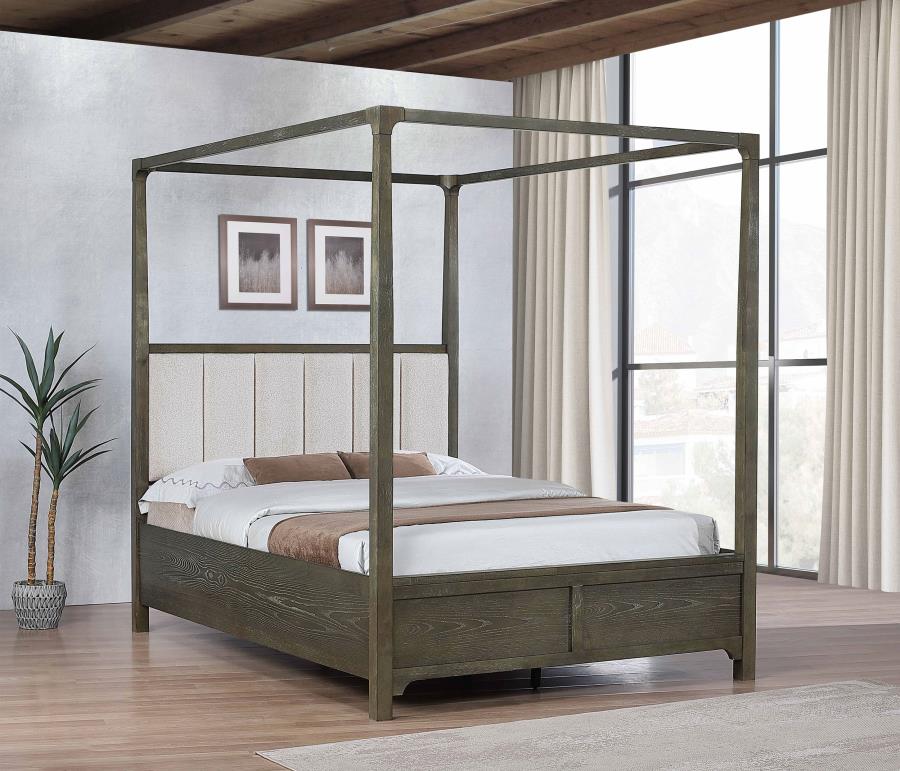 Gran Park Canopy Bed Dark Cocoa Queen