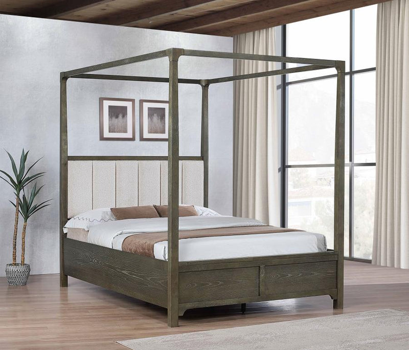 Gran Park Canopy Bed Dark Cocoa Queen