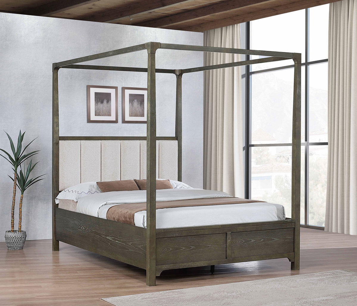 Gran Park Canopy Bed Dark Cocoa