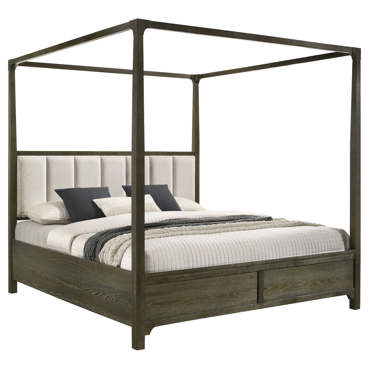 Gran Park Canopy Bed Dark Cocoa