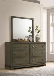 Gran Park 6-drawer Dresser and Mirror Dark Cocoa Default Title