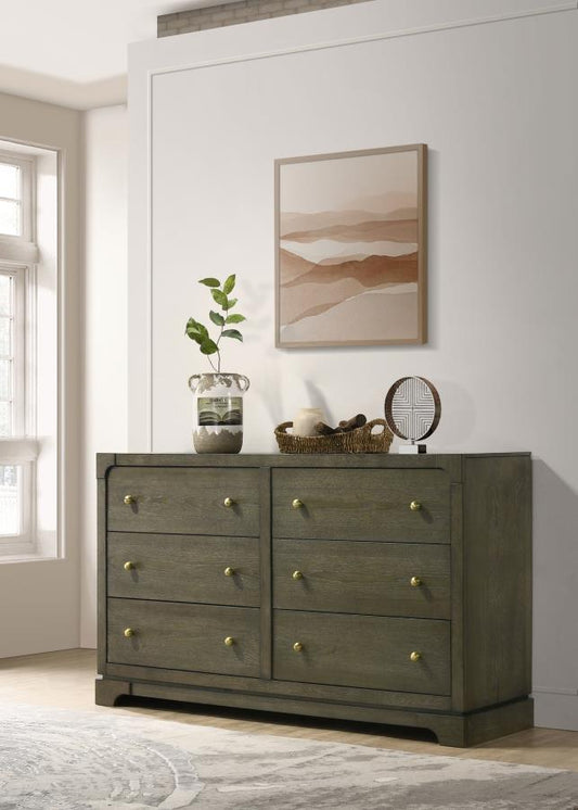 Gran Park 6-drawer Dresser Cabinet Dark Cocoa Default Title
