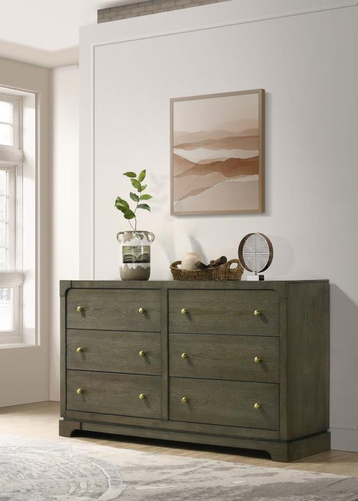 Gran Park 6-drawer Dresser Cabinet Dark Cocoa Default Title