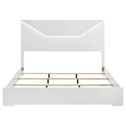 Ives Panel Bed LED Headboard High Gloss