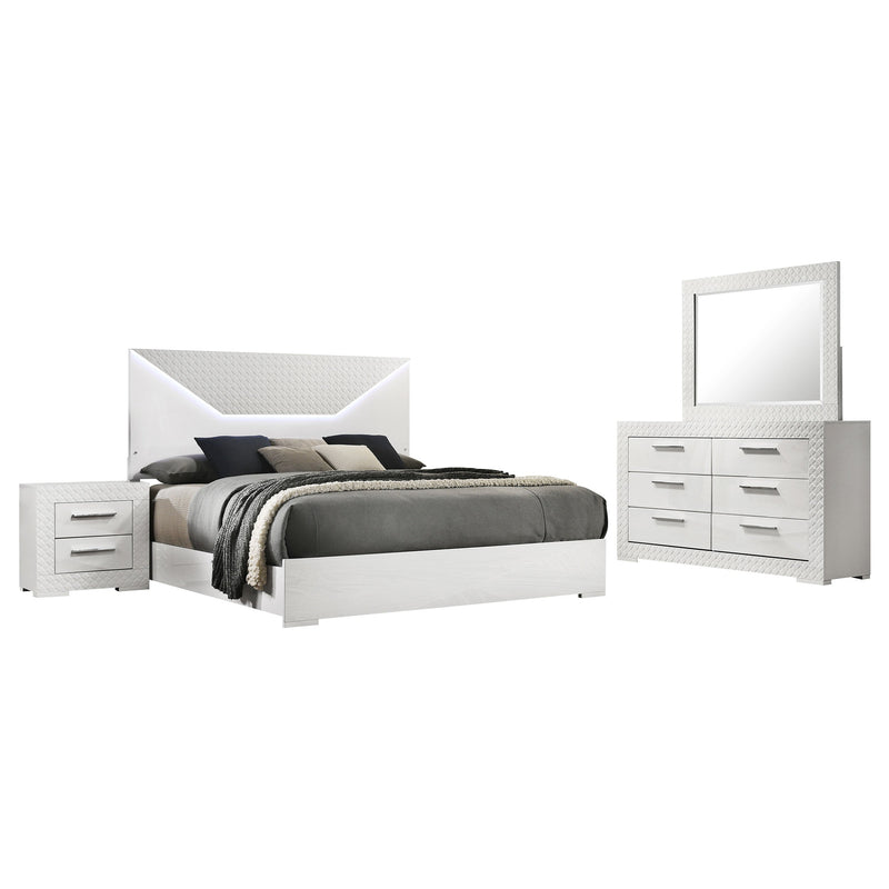 Ives Bedroom Set High Gloss