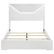 Ives Panel Bed LED Headboard High Gloss