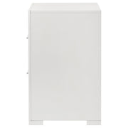 Ives 2-drawer Nightstand Bedside Table High Gloss