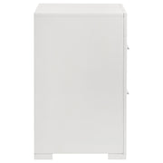 Ives 2-drawer Nightstand Bedside Table High Gloss