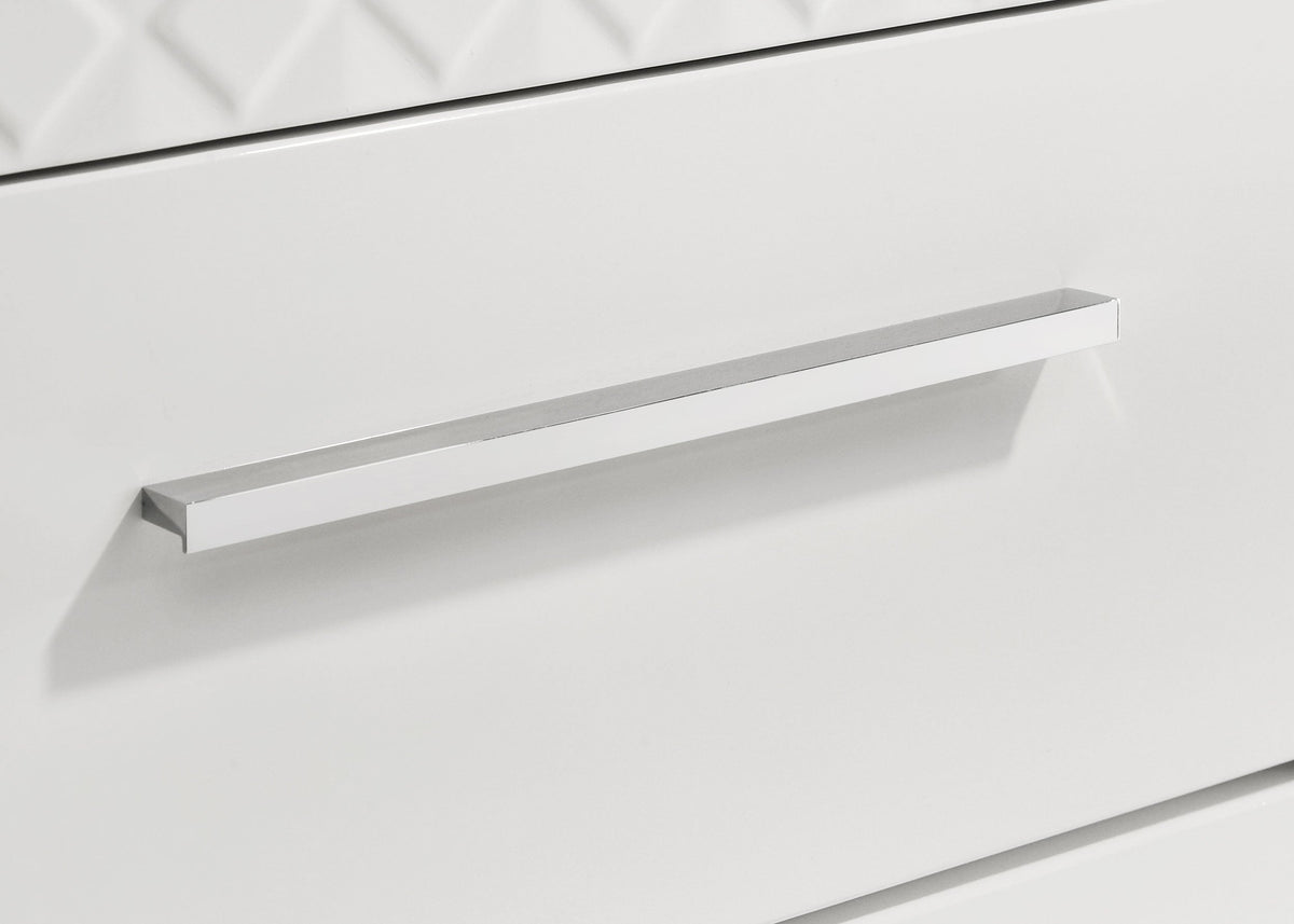 Ives 2-drawer Nightstand Bedside Table High Gloss