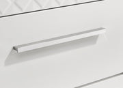 Ives 2-drawer Nightstand Bedside Table High Gloss