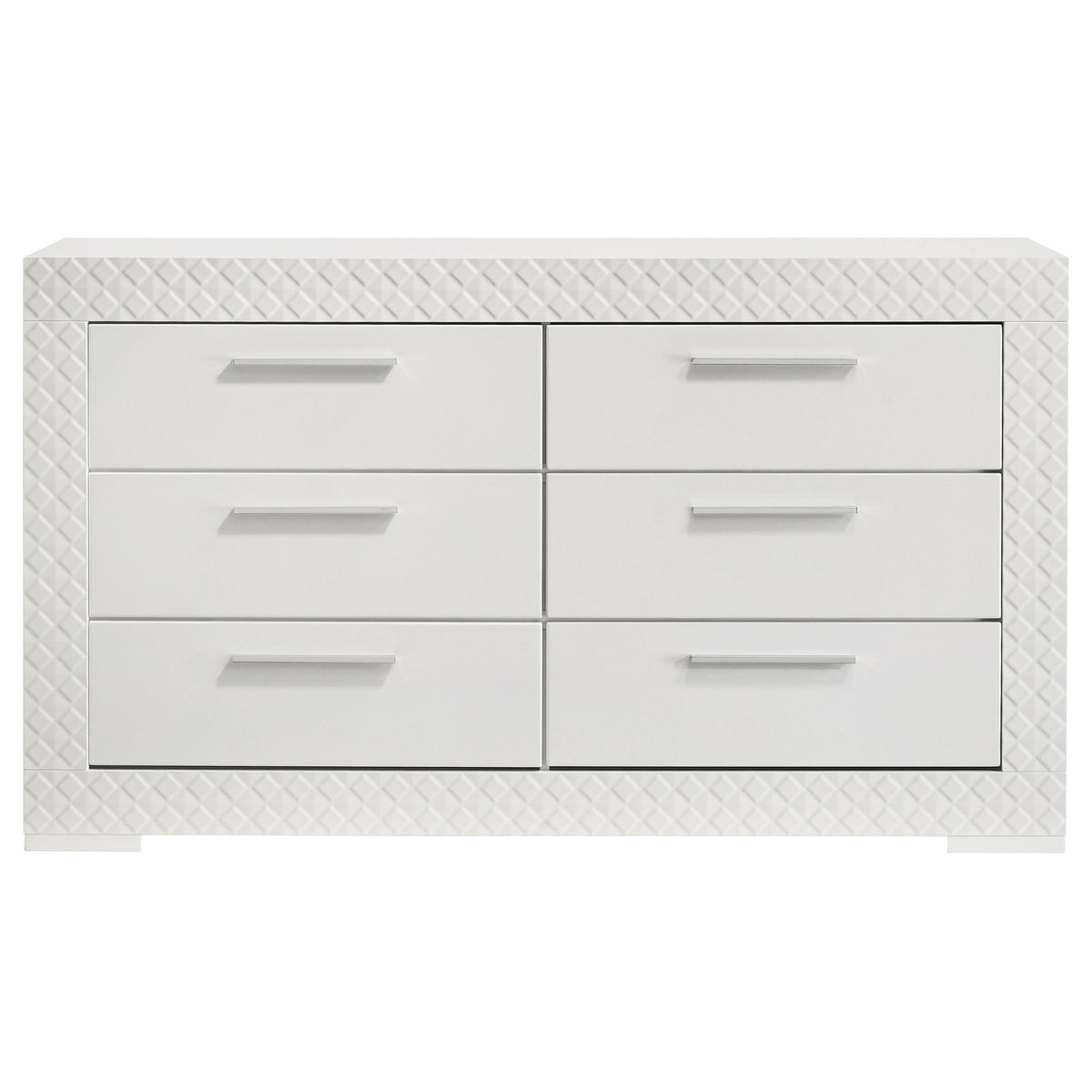Ives 6-drawer Dresser Cabinet High Gloss