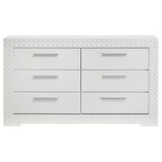 Ives 6-drawer Dresser Cabinet High Gloss