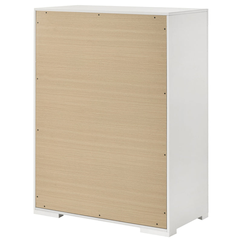 Ives 5-drawer Bedroom Chest of Drawers High Gloss