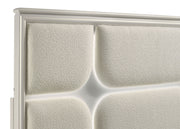 Olivia Panel Bed LED Headboard Pearl
