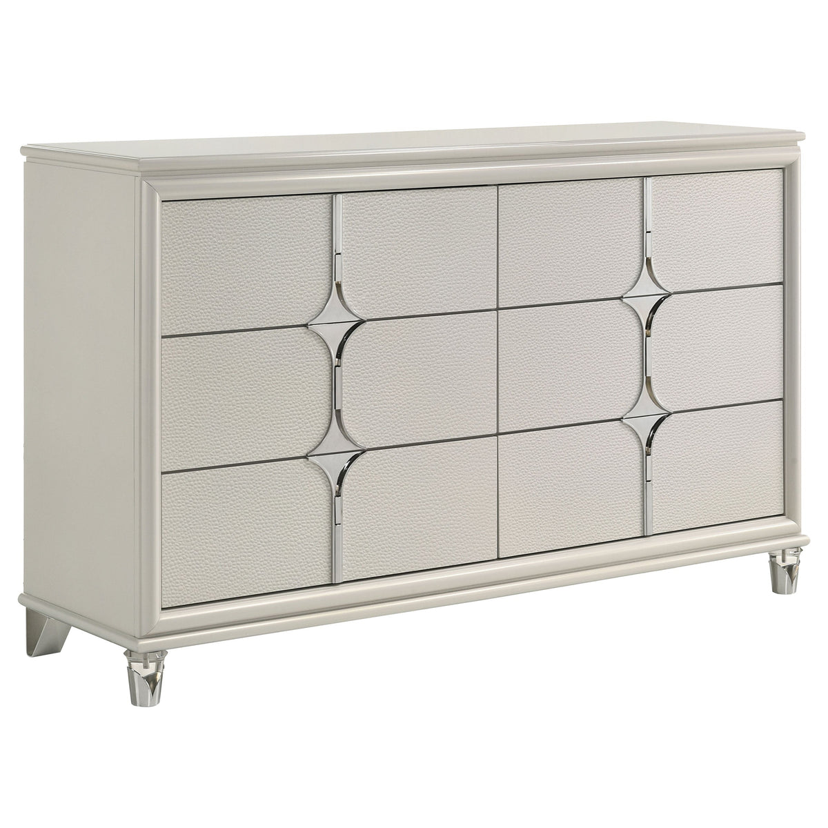 Olivia Bedroom Set Pearl