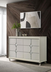 Olivia 6-drawer Dresser Cabinet Pearl White Default Title