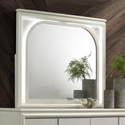 Olivia LED Dresser Mirror Pearl White Default Title