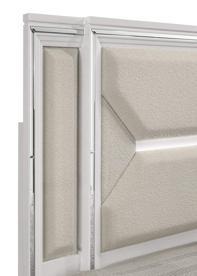 Marmore 64-inch Panel Bed LED Headboard