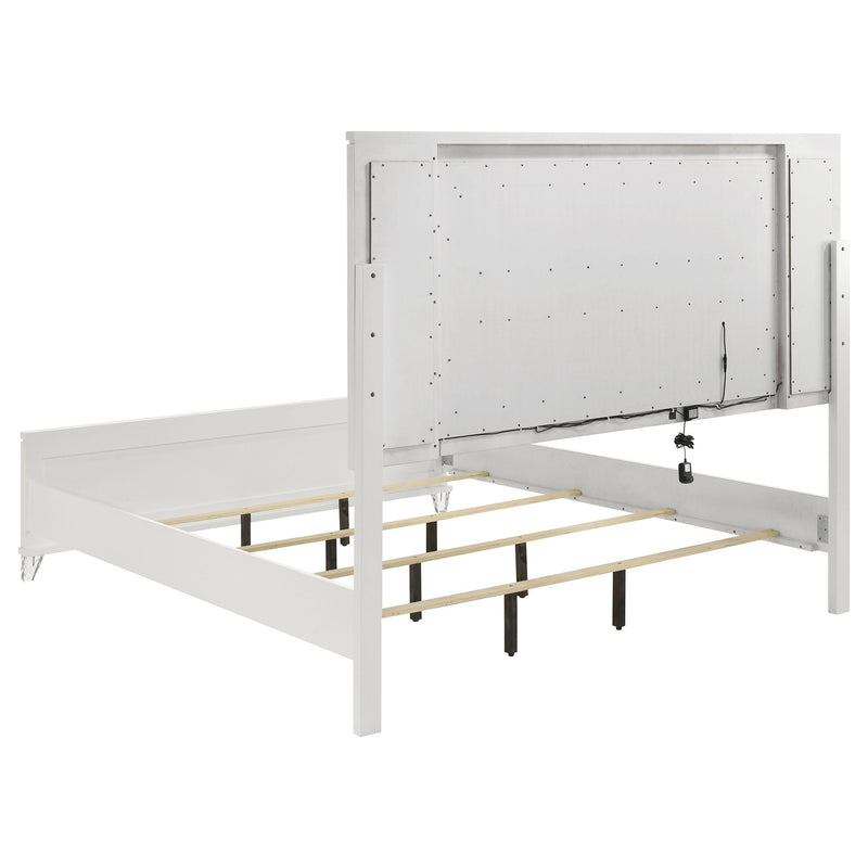 Marmore 64-inch Panel Bed LED Headboard