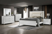 Marmore 64-inch Panel Bed LED Headboard