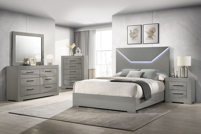 Ives Bedroom Set High Gloss