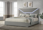 Ives Panel Bed LED Headboard High Gloss