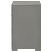 Ives 2-drawer Nightstand Bedside Table High Gloss