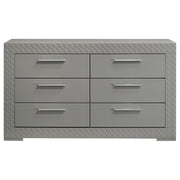 Ives 6-drawer Dresser Cabinet High Gloss