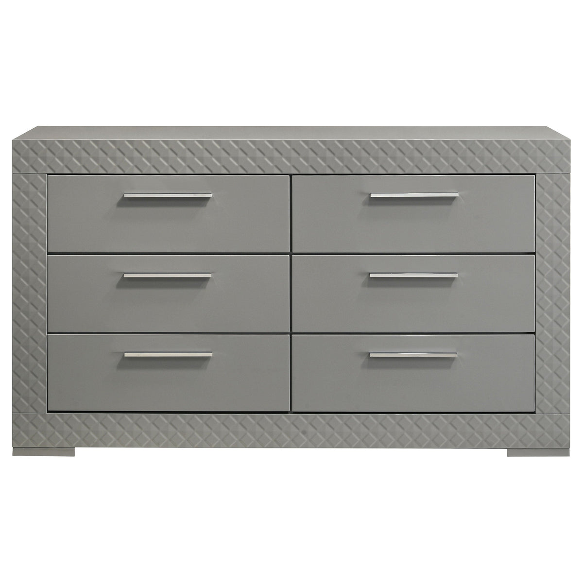 Ives 6-drawer Dresser Cabinet High Gloss