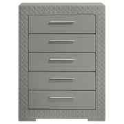 Ives 5-drawer Bedroom Chest of Drawers High Gloss
