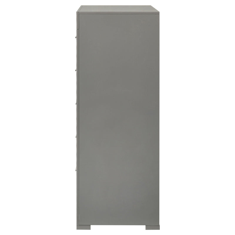 Ives 5-drawer Bedroom Chest of Drawers High Gloss