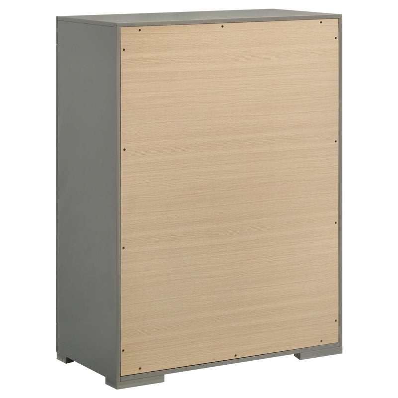 Ives 5-drawer Bedroom Chest of Drawers High Gloss
