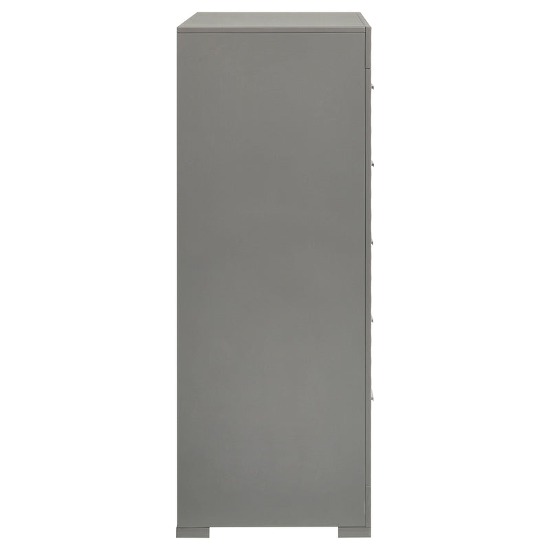 Ives 5-drawer Bedroom Chest of Drawers High Gloss