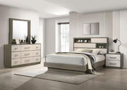 Fenwick Bedroom Set Grey Oak Eastern King 4-piece
