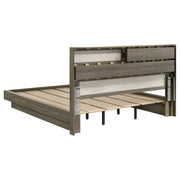 Fenwick Bed Bookcase Headboard Grey Oak