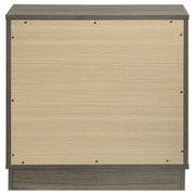 Fenwick 2-drawer Nightstand Bedside Table Grey Oak