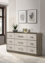 Fenwick 9-drawer Dresser Grey Oak Default Title