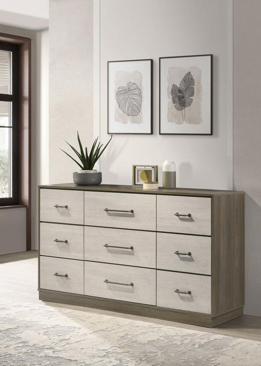 Fenwick 9-drawer Dresser Grey Oak Default Title