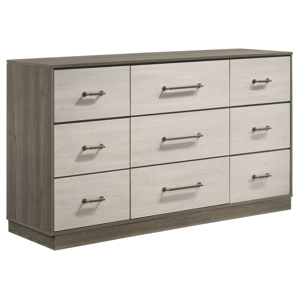 Fenwick 9-drawer Dresser Grey Oak