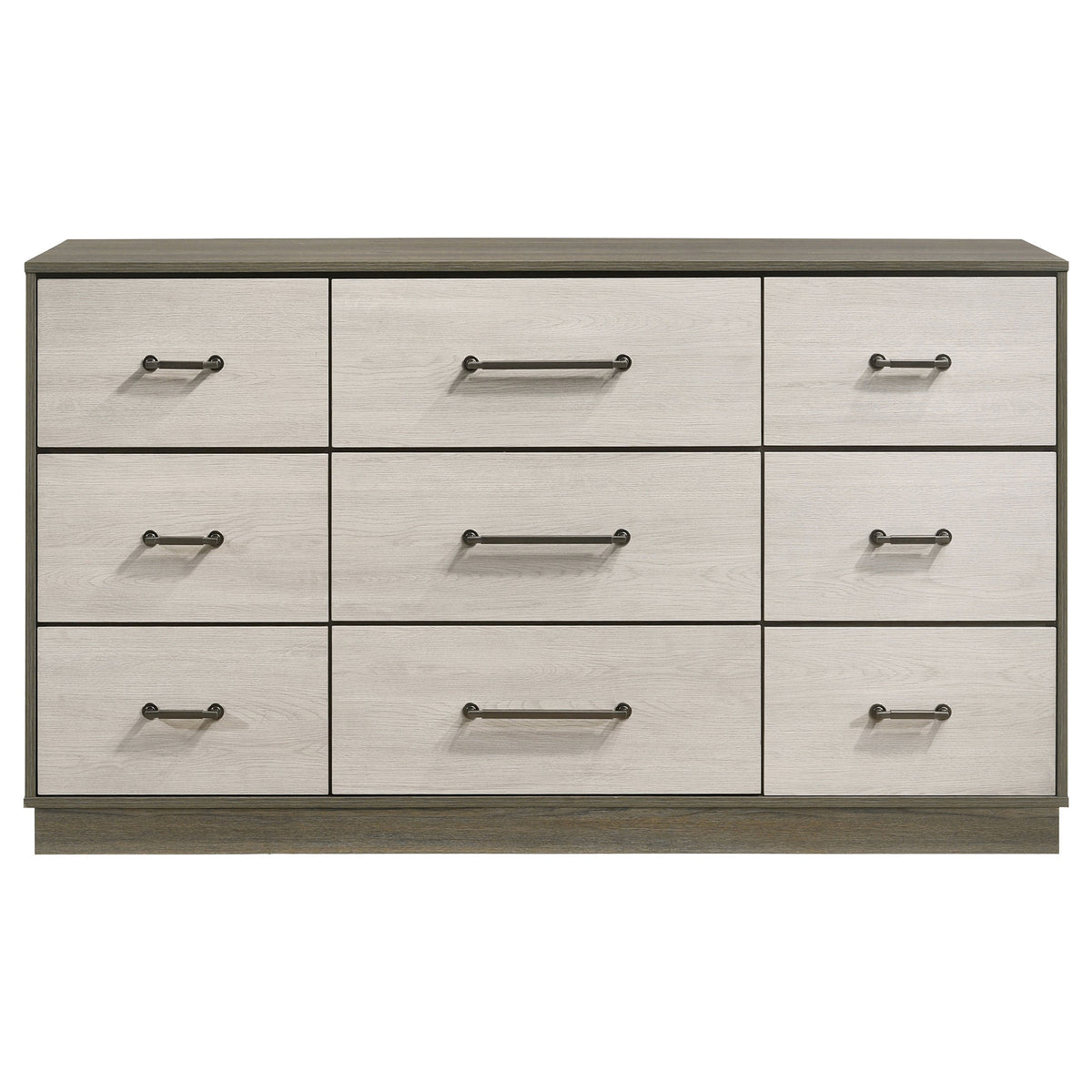 Fenwick 9-drawer Dresser Grey Oak