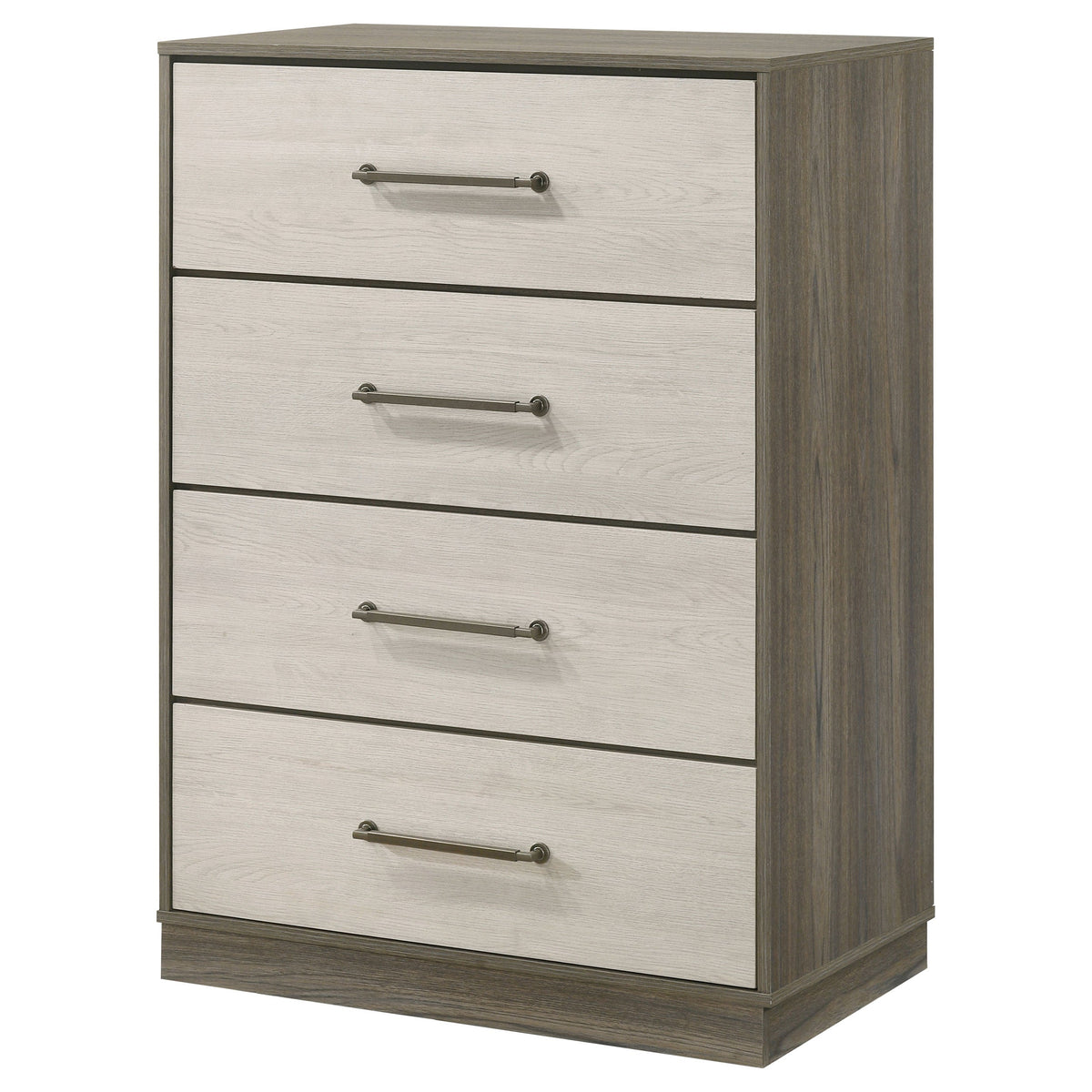Fenwick 4-drawer Chest of Drawers Grey Oak