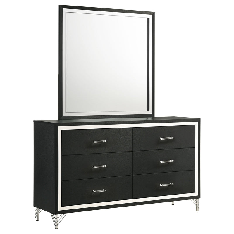 Lucia 6-drawer Dresser and Mirror