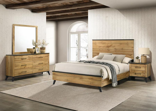 Kaywood Bedroom Set Natural Pine Full 4-piece