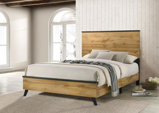 Kaywood 52-inch Panel Bed Natural Pine Full