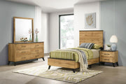 Kaywood Bedroom Set Natural Pine Twin 4-piece