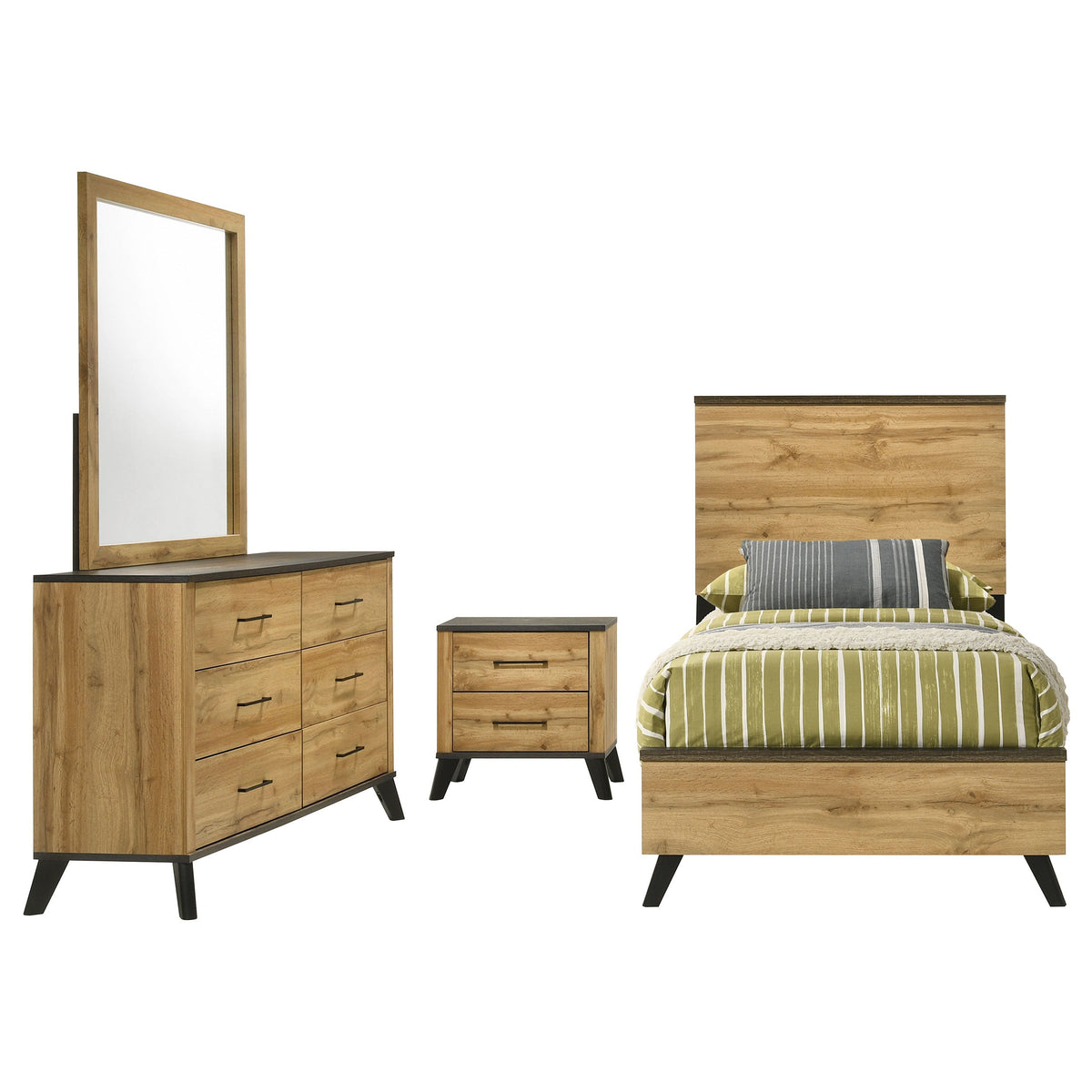 Kaywood Bedroom Set Natural Pine