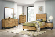 Kaywood Bedroom Set Natural Pine Twin 5-piece