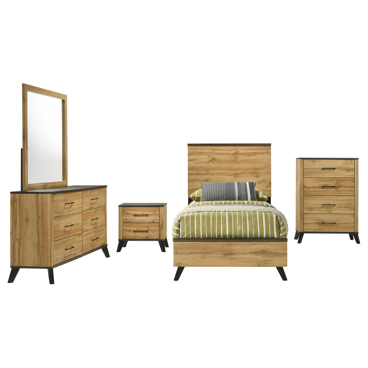 Kaywood Bedroom Set Natural Pine
